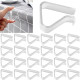 24 Pieces Transparent Clear Tablecloth Clips