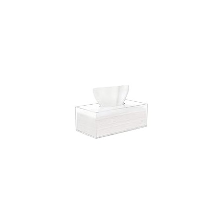Acrylic Tissue Box Holder & Cover Clear Rectangular