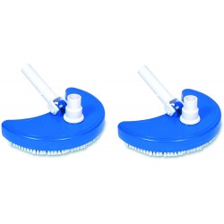 Weighted Half Moon Pool Vacuum Head (2-Pack)