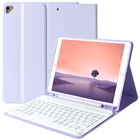 Keyboard Cover for iPad Air 3/iPad Pro 10.5", Purple