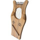 Mid-East Mini Kinnor Harp - Light - Walnut
