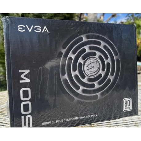 EVGA 500 W1 80Plus 500W Power Supply - 100-W1-0500-KR