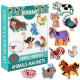 FARM animal magnets -real LARGE fridge magnets