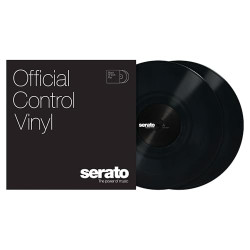 Serato Control Vinyl Black, 12" Pair (SCV-PS-BLK-OJ)