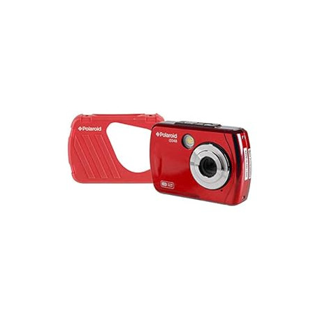 Polaroid IS048 Waterproof Instant Sharing 16 MP Digital Portable Handheld Action Camera, Red