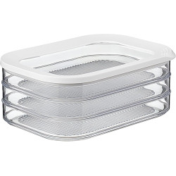 Mepal Modula Rounded Food Storage Box with Lid Set of 3