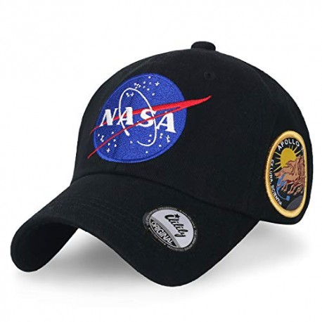 NASA Meatball Logo Embroidery Baseball Cap Apollo 13 Patch Trucker Hat