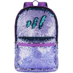 Reversible Sequin Backpack for School Bookbag for Girls
