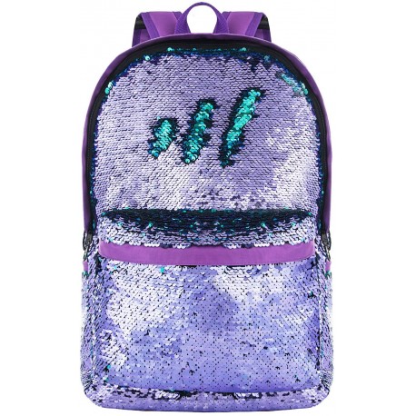 Reversible Sequin Backpack for School Bookbag for Girls