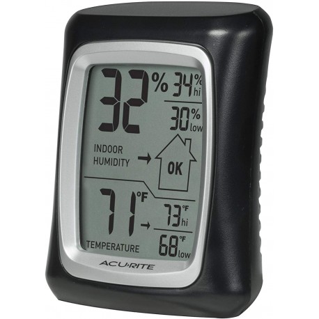Indoor Thermometer & Hygrometer with Humidity Gauge