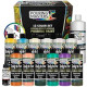 Pouring Masters 12-Color Ready-to-Pour Acrylic Pouring Paint Set