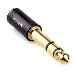 1/4'' Male to 1/8'' Female Stereo Headphone Adapter Connect Cable