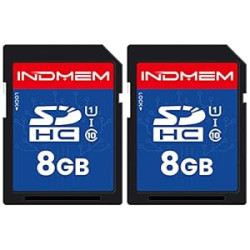SD Card 8GB 2 Pack UHS-I U1 Class 10