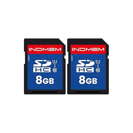 SD Card 8GB 2 Pack UHS-I U1 Class 10