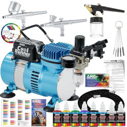 Arts Crafts Master Airbrush Cool Runner II Dual Fan Air
