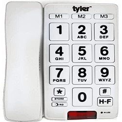 3-WH Big Button Corded Phone