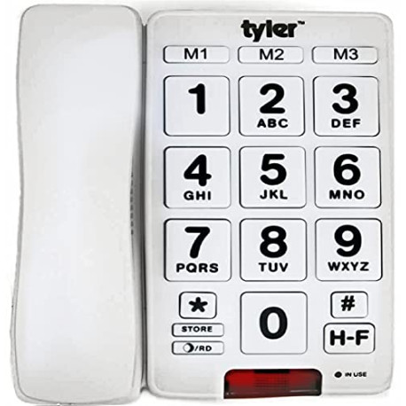 3-WH Big Button Corded Phone