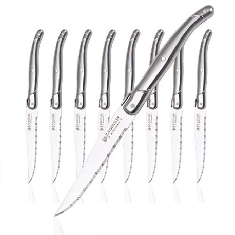 Stainless Steel knife set of 8 Silverware with Gift Box