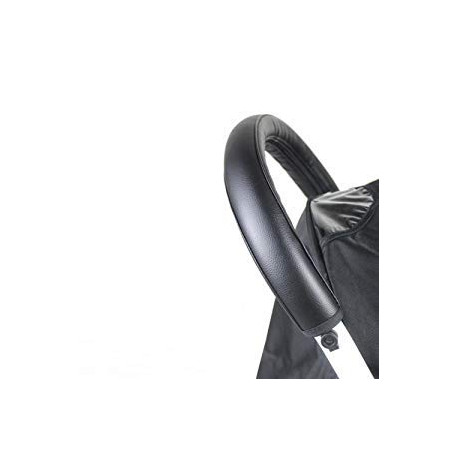 Handle Sleeve Cover for Babyzen YOYO2 / YOYO+ Strollers, Artificial Leather Black