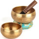 2-Pack Tibetan Singing Bowls Set