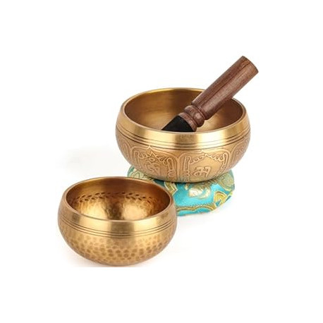 2-Pack Tibetan Singing Bowls Set
