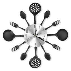 14 Inch Cutlery Kitchen Wall Clocks