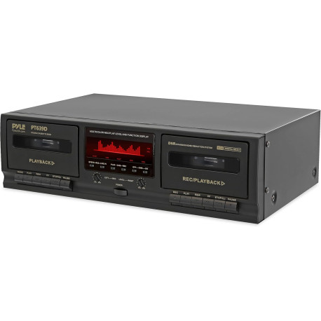 Pyle Dual Cassette Deck Stereo