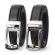 Set of 2 Leather Ratchet Dress Belt for Men Perfect Fit Waist Size up to 44 inches