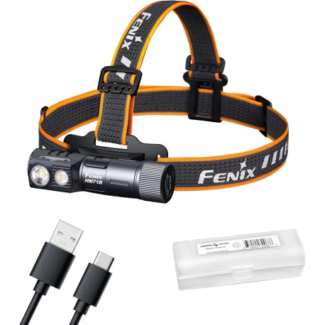 Fenix HM71R Headlamp, 2700 Lumen Super Bright USB-C Rechargeable Spot Light