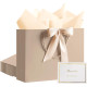 12.6" Gift Bags Bulk, 10 Pcs Gift Bags with 20 Tissue Paper 10 Greeting Cards
