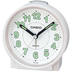 Casio Tq228-7df Round Travel Table Top Alarm Clock