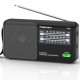 Portable AM FM Shortwave Radio with Large Knob