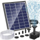 Solar Bird Bath Fountain Pump, 6W Outdoor