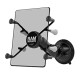 Twist-Lock Suction Cup Mount for 7"-8" Tablets with Medium Arm for Vehicle Windshields