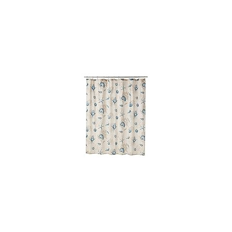 Coastal Shower Curtains for Bathroom, 72 X 72, Blue