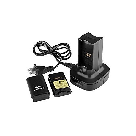 2 Pack Rechargeable Battery with Dual Charging Xbox 360