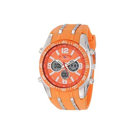 Sport Men's US9285 Orange and Silver-tone Watch