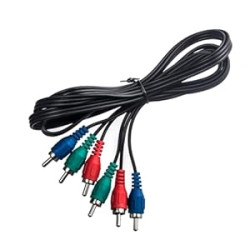 RCA 5FT RGB Component Video Cable for HDTV Red/Green/Blue connectors 3 Male to 3 Male