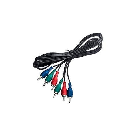 RCA 5FT RGB Component Video Cable for HDTV Red/Green/Blue connectors 3 Male to 3 Male