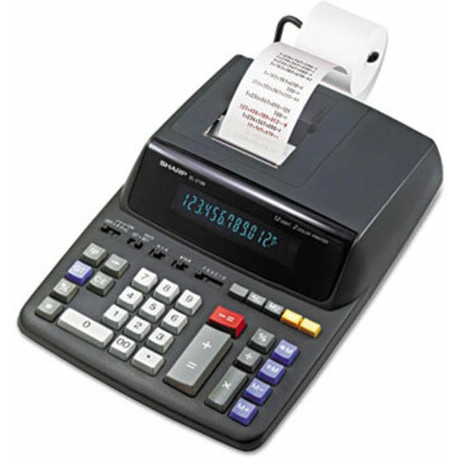 Sharp EL2196BL Standard Function Calculator, Black