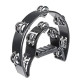 Half Moon Musical Tambourine Double Row