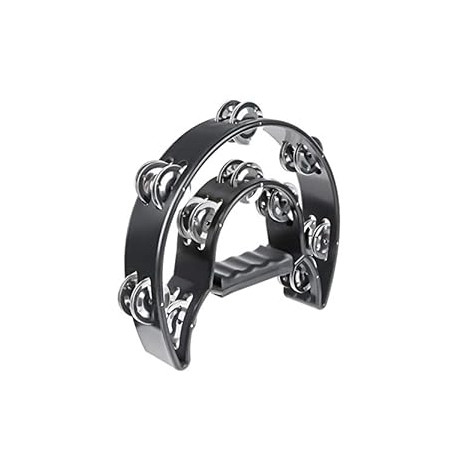 Half Moon Musical Tambourine Double Row