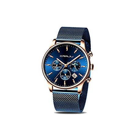 Men's Watches Auto Date Chronograph Watch Men Sports