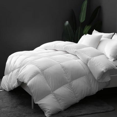 Luxurious Down Feather Fibers Comforter Queen
