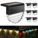 Solar Deck Lights, 6 Pack Waterproof LED Solar