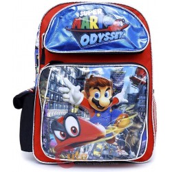 Mario Odssey Boys 16" Large Backpack Licensed