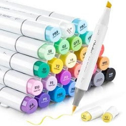 24 Basic Colors of Ohuhu Markers Honolulu