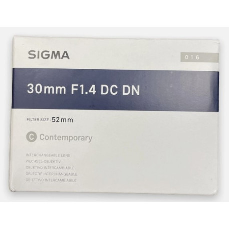 Sigma 30mm f/1.4 DC DN Contemporary Lens for Sony E