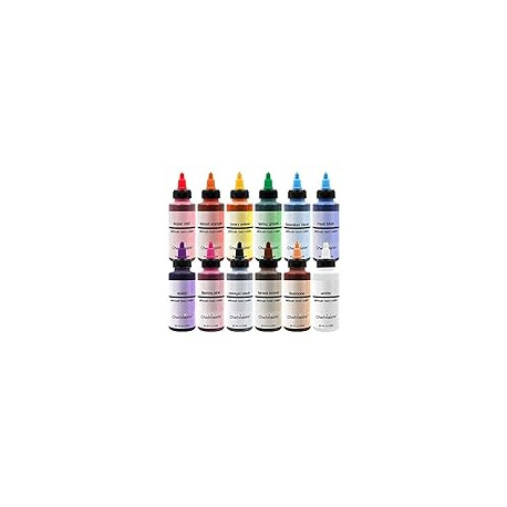 Air Brush Color Variety Pack, Twelve 2 oz. bottles
