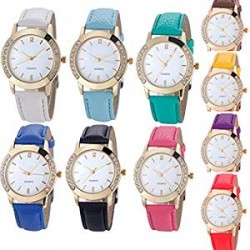 10 Pack Wholesale Women Watches Leather
